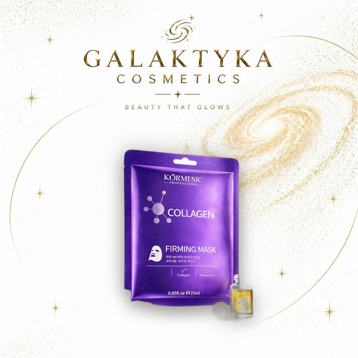 Maseczka do twarzy KORMESIC w płacie 25 ml wielozadaniowa
